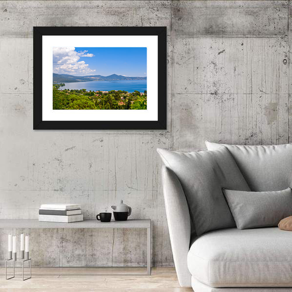 Lake Bracciano View Wall Art