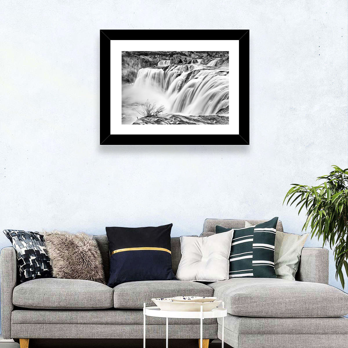 Shoshone Falls, Twin Falls Wall Art in a room, landscape