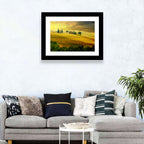 Tuscany Golden Hour Landscape Wall Art