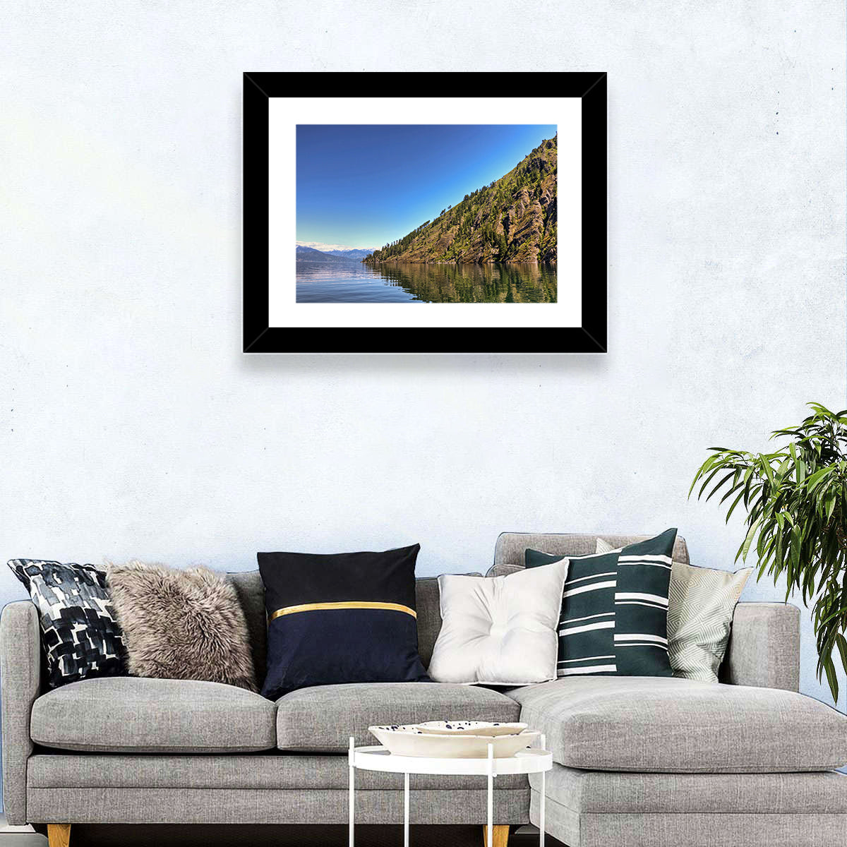 Monarch Mountains Lake Wall Art