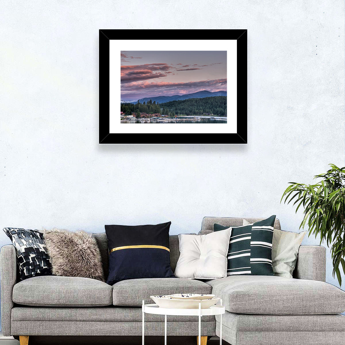 Lake Pend Oreille Twilight Reflection Wall Art