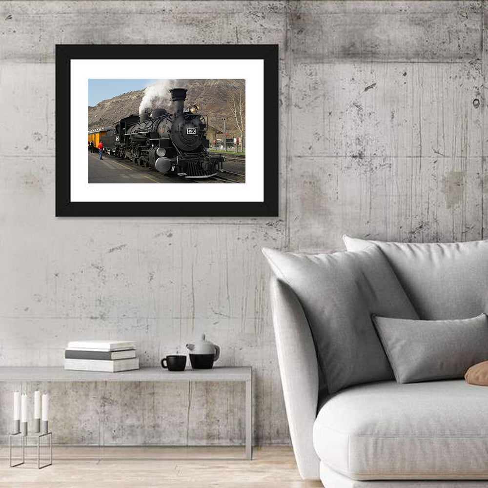 Durango Steam Locomotive No. 480 Wall Art in a room, landscape