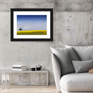 Mountain Rapeseed Field Wall Art