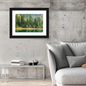 Tranquil Forest Lake Wall Art