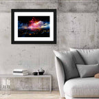 Cosmic Music Lightscape Wall Art