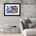 Geothermal Valley with Footbridge Wall Art