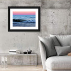 Lake Michigan Sunset with Sailboat Wall Art