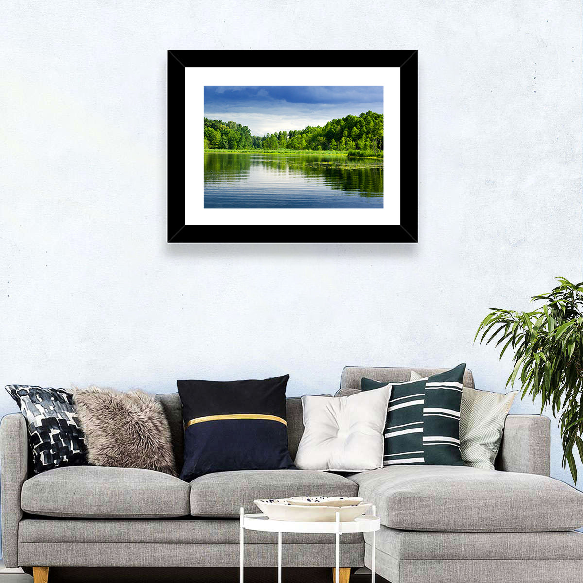 Mazury Forest Lake Wall Art