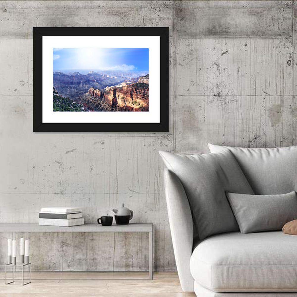 Grand Canyon Sunlit Vista Wall Art