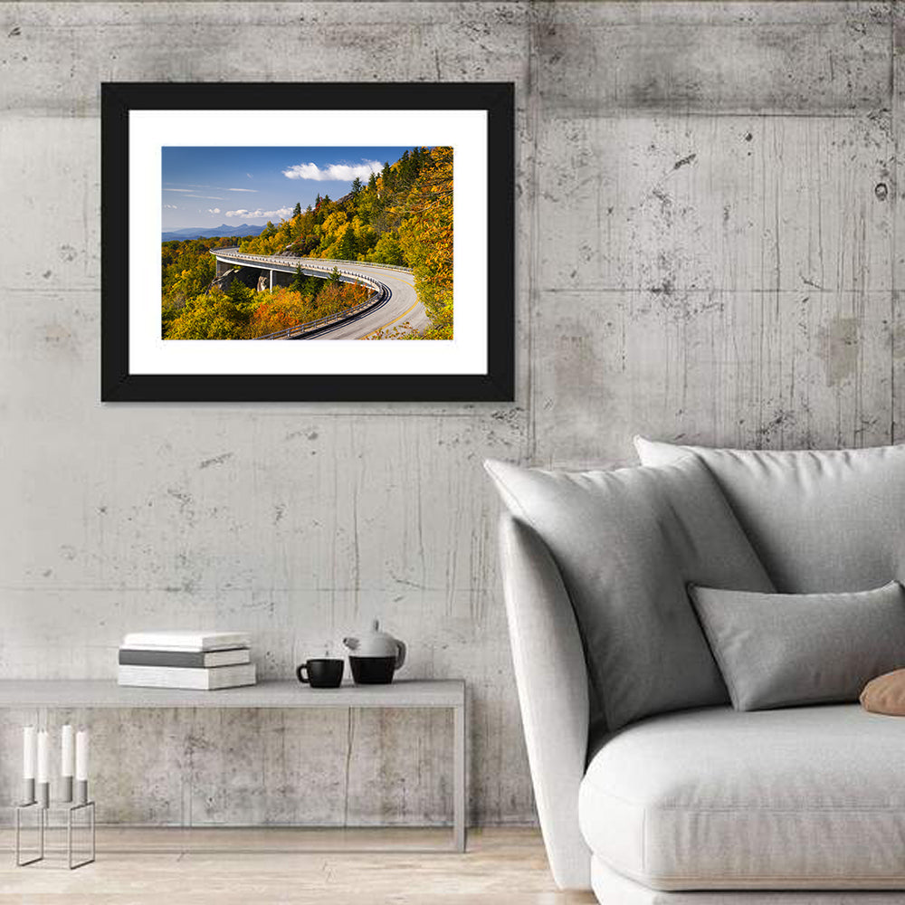 Linn Cove Viaduct at Grandfather Mountain Wall Art