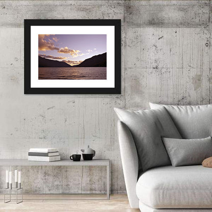 Lake Crescent Sunset Wall Art