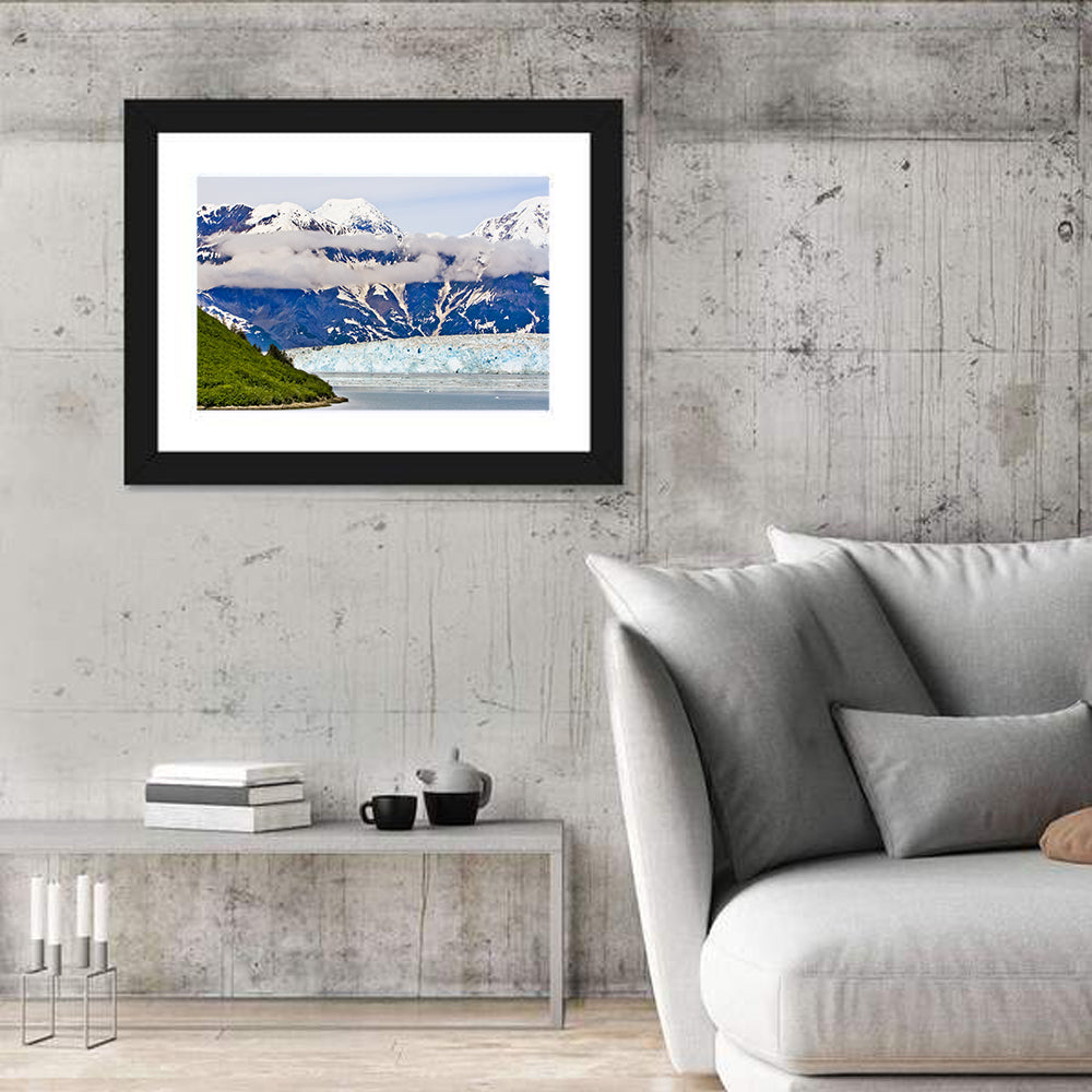 Hubbard Glacier and Snowcapped Peaks Wall Art