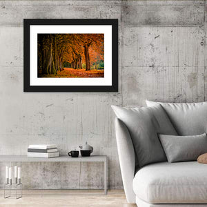 Forest Autumn Pathway Wall Art