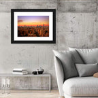 Kuwait City Skyline at Dusk Wall Art