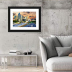 Atlanta Downtown Skyline Wall Art