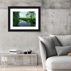 Tranquil Meadow Stream with Wildflowers Wall Art