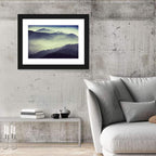 Foggy Forest Valley Wall Art