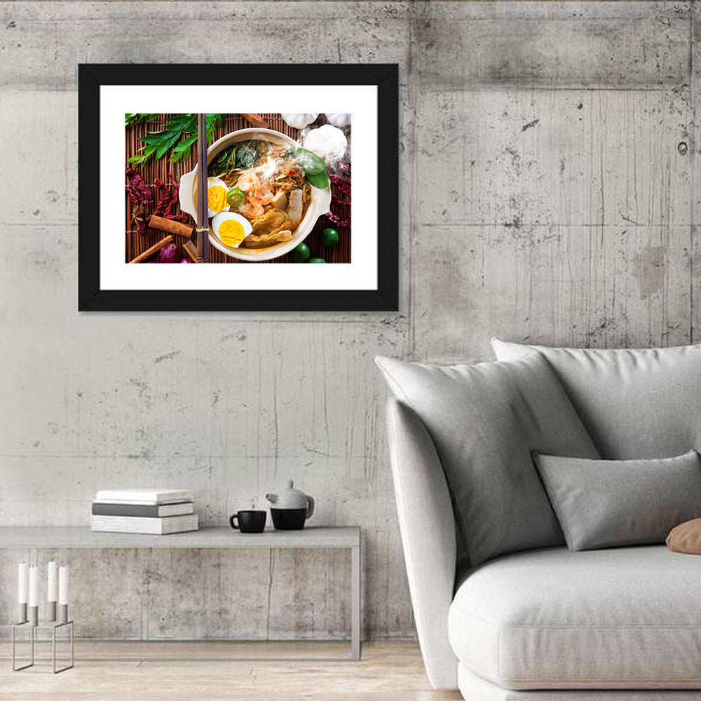 Malaysian Prawn Mee Bowl Wall Art