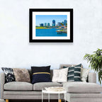 Long Beach Rainbow Harbor Skyline Wall Art