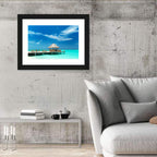 Thatched Beach Bar Pier Wall Art