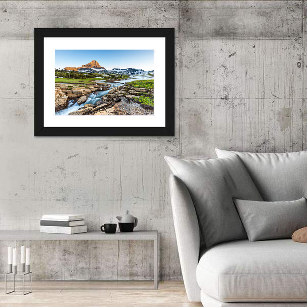 Logan Pass Golden Hour Wall Art