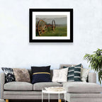 Weathered Wagon in Morning Mist Wall Art