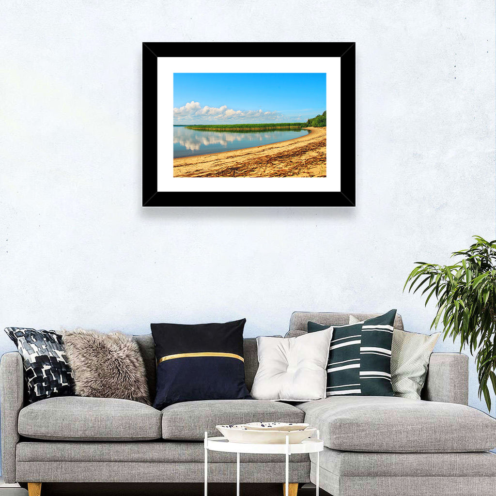 Lake Pskov Shoreline Wall Art