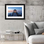 Pamlico Sound Twilight Gazebo Wall Art