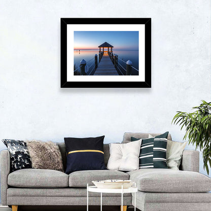 Pamlico Sound Lagoon Gazebo Wall Art