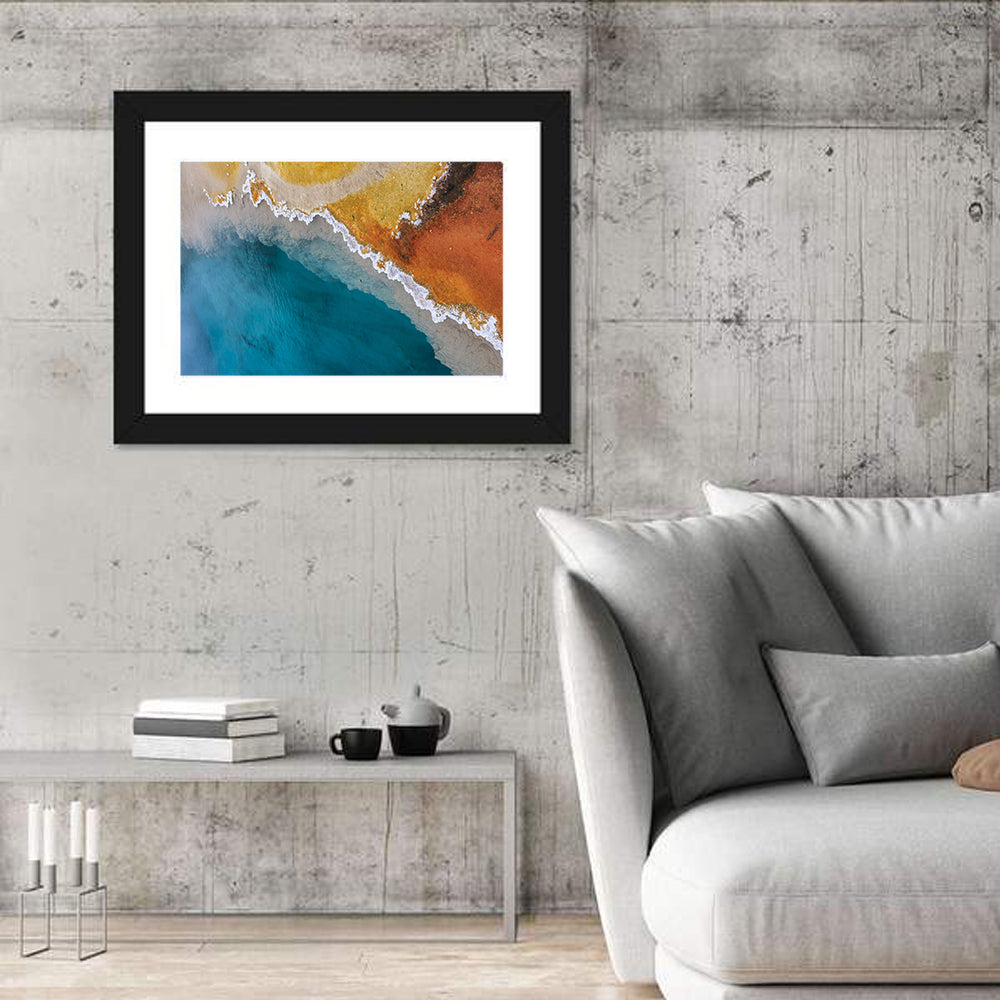 Grand Prismatic Spring Color Gradient Wall Art