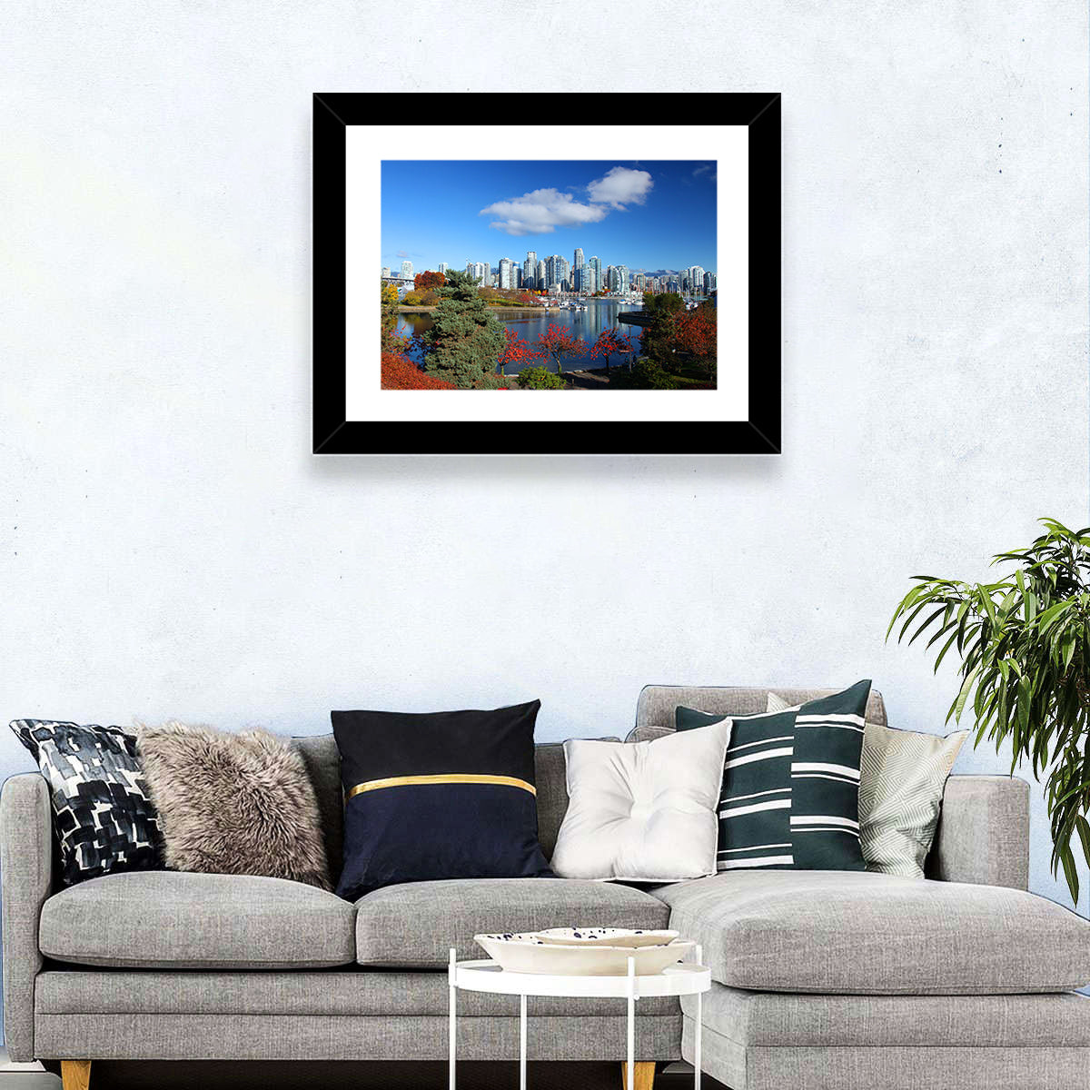 Vancouver Skyline Wall Art