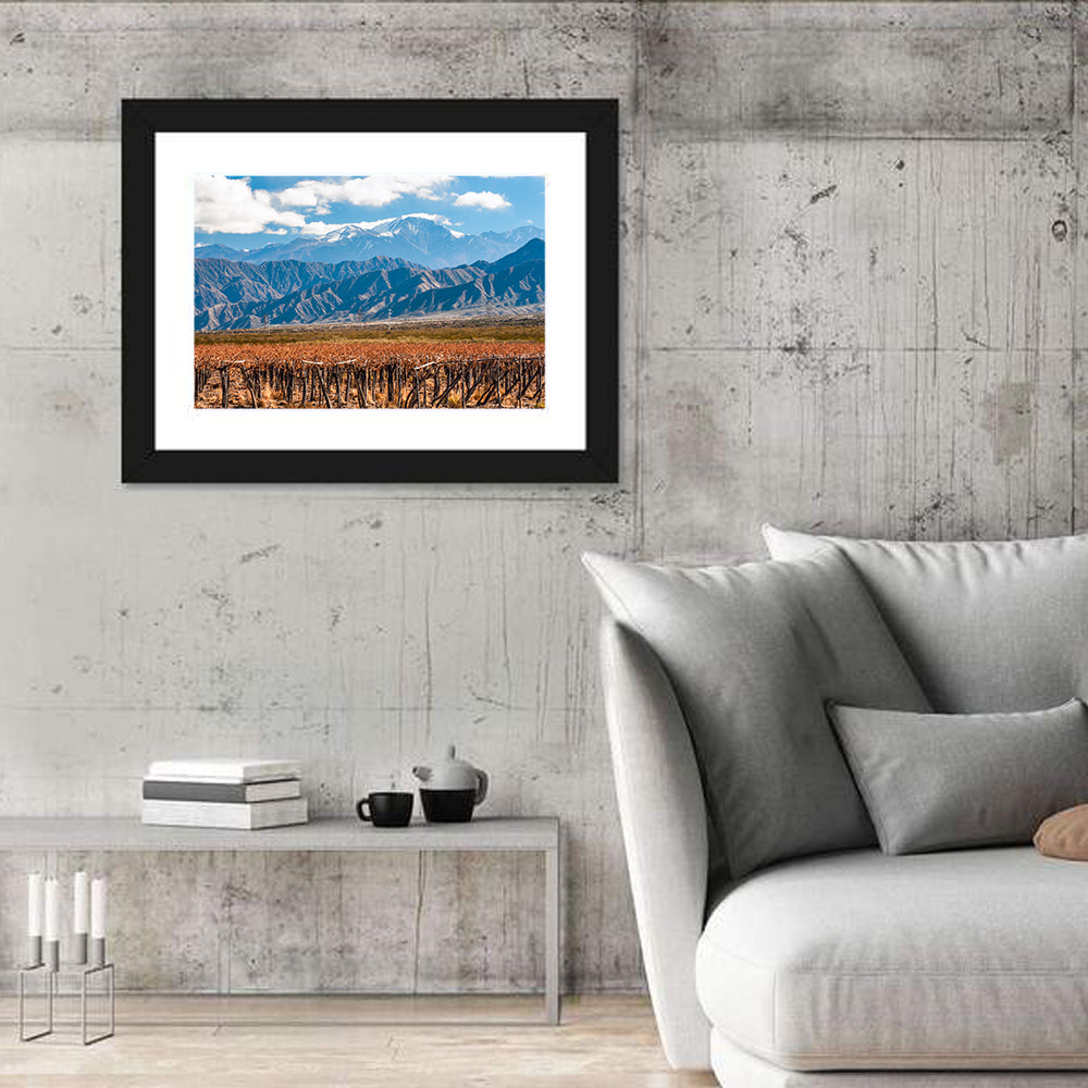 Vineyard Below Aconcagua Wall Art