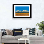Snow-capped Peaks Over Lake Titicaca Wall Art