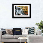 Autumn Waterfall at Sonsbeek Park Wall Art