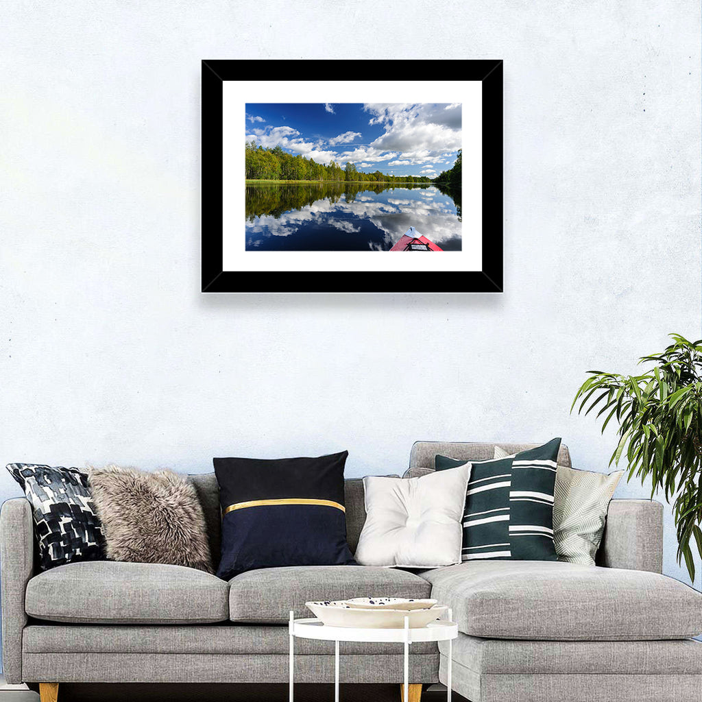 Karelia Kayak Reflection Wall Art