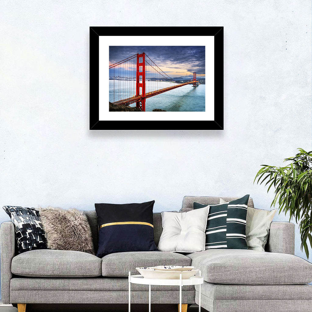 Golden Gate Bridge at Dusk Wall Art