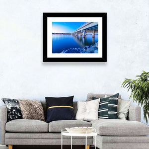 Bridge Over Lake Wylie Wall Art