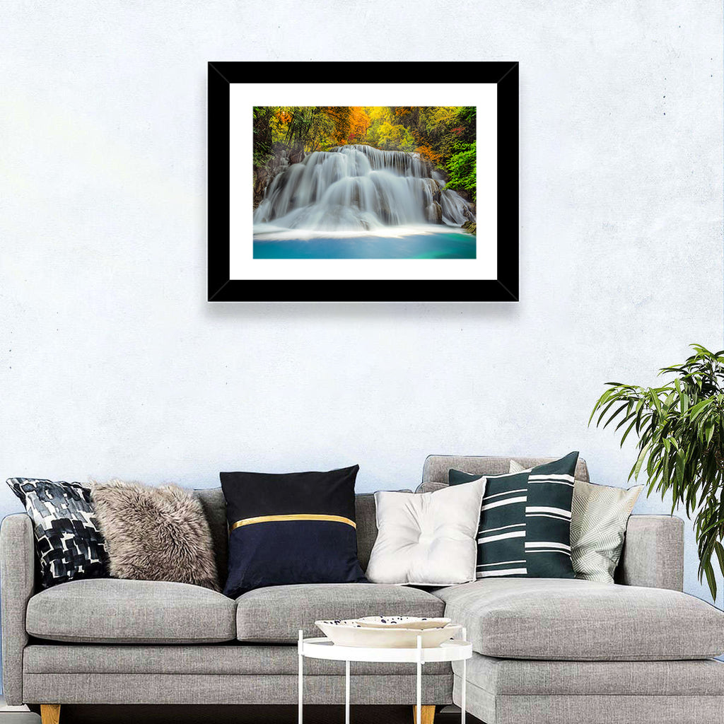 Erawan Falls Cascade Wall Art