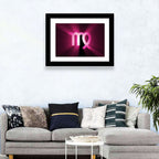 Radiant Virgo Symbol Wall Art