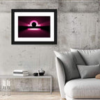 Libra Symbol Neon Glow Wall Art