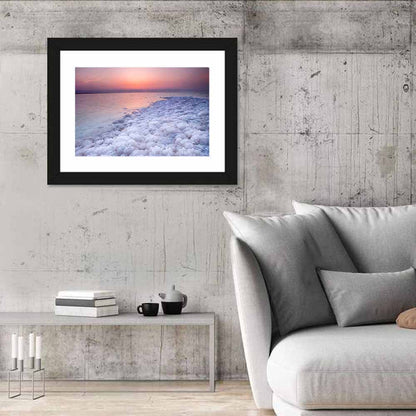Dead Sea Salty Beach Wall Art