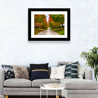 Horse Farm Rural Kentucky Wall Art