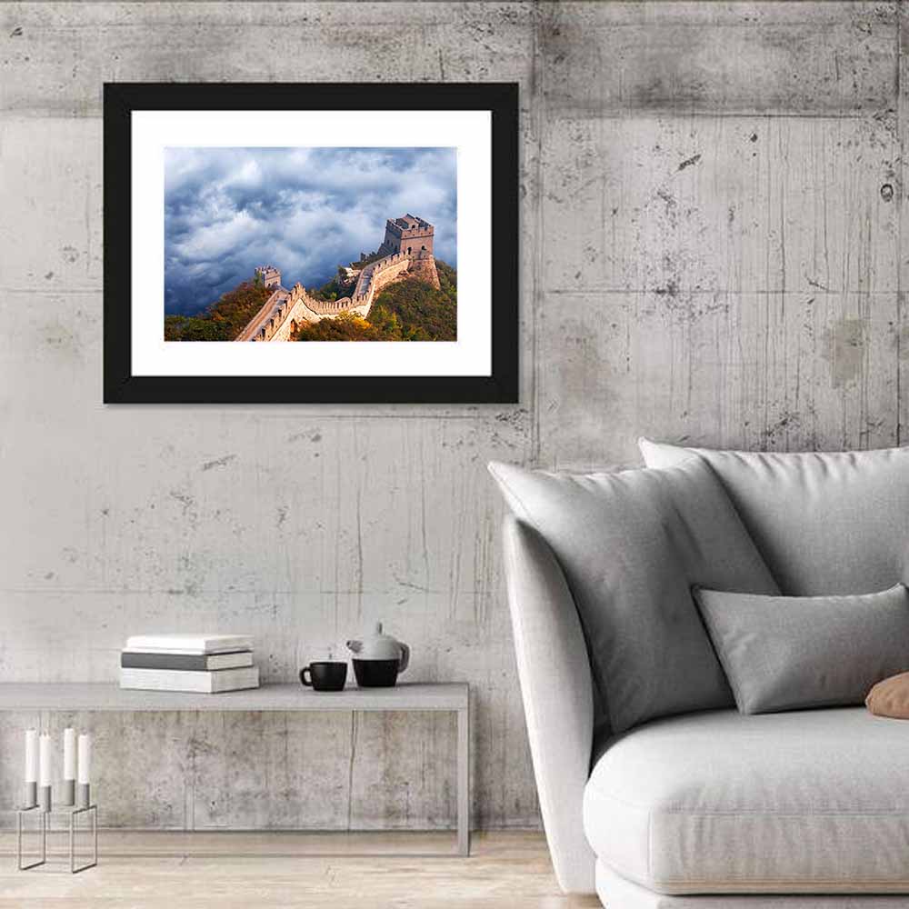 Great Above the Clouds Wall Art in a room, landscape