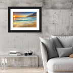 Makarska Pebble Beach Sunset Wall Art