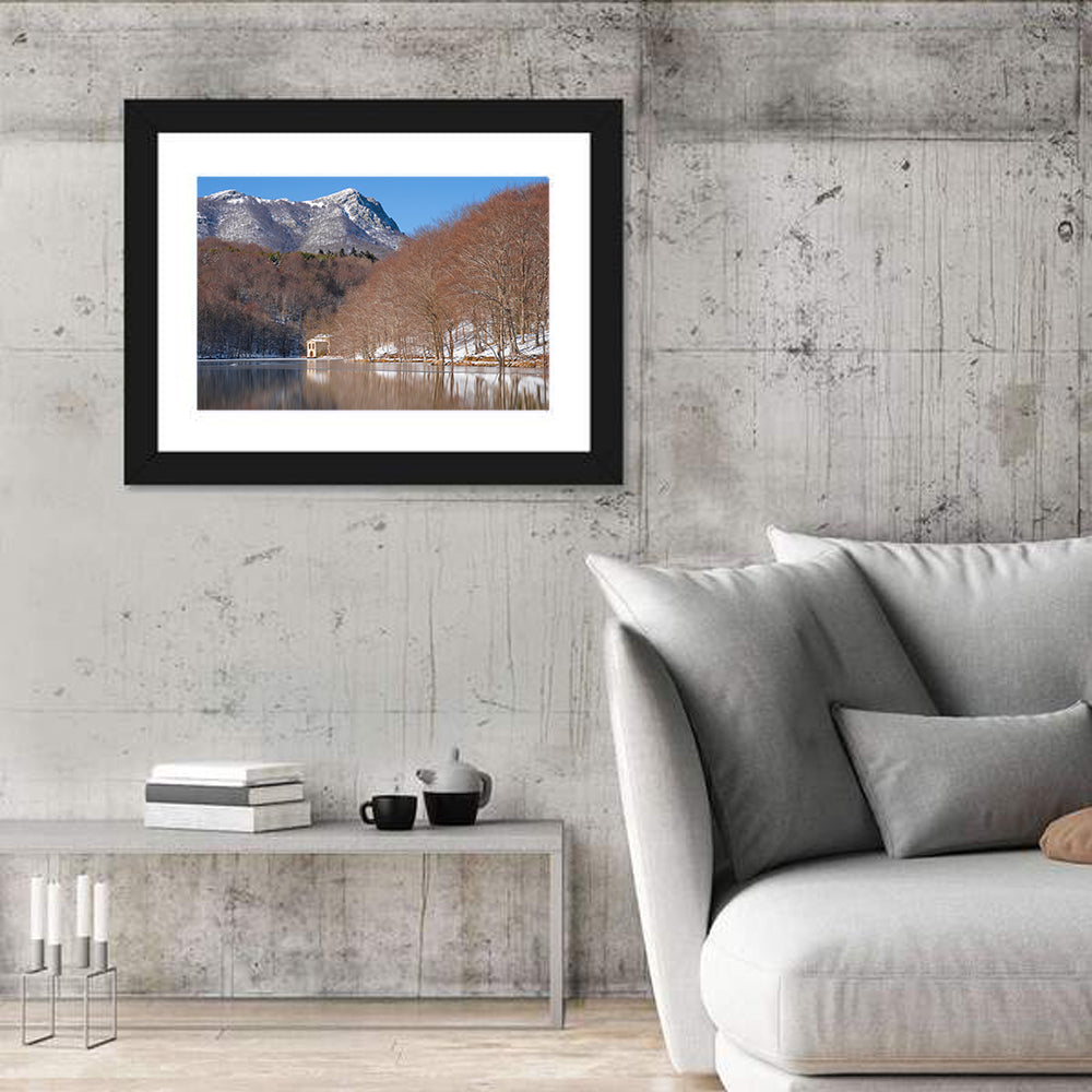 Lake Santa Fe Del Montseny Wall Art in a room, landscape