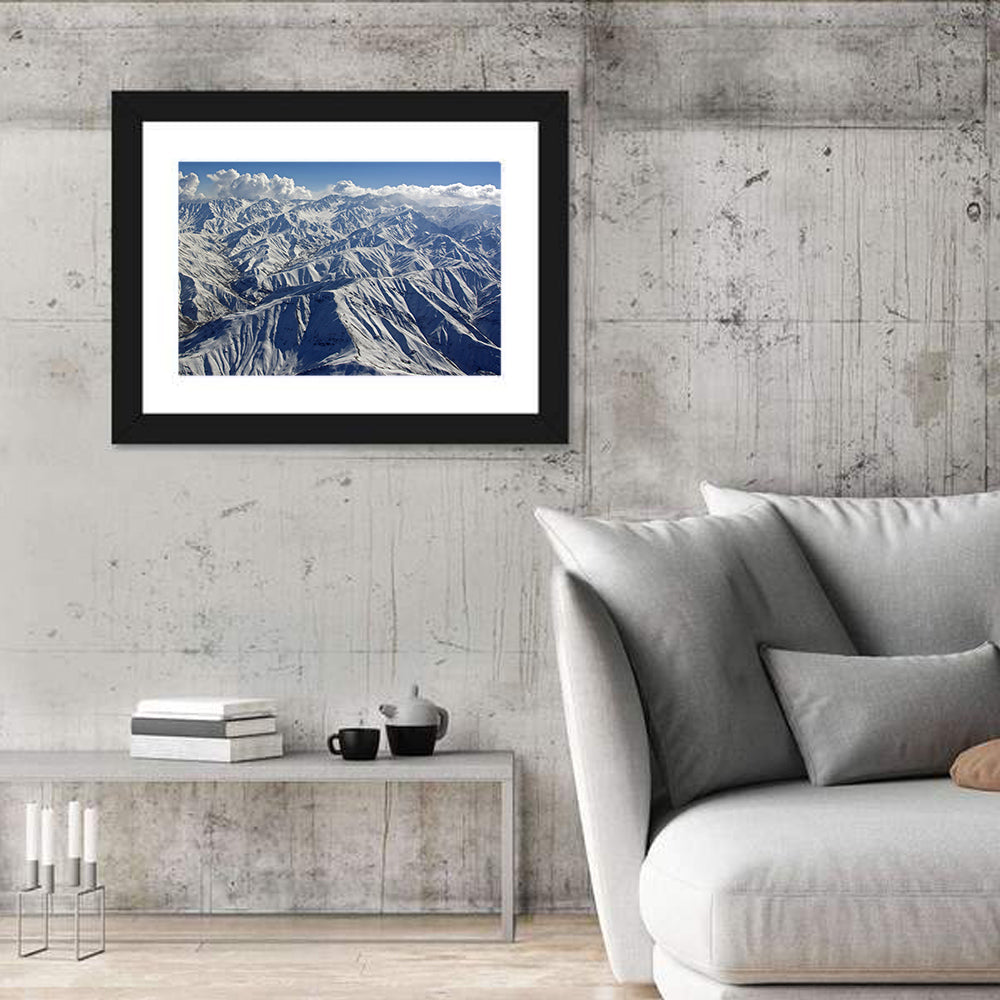 Snow-capped Afghan Mountains Wall Art