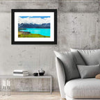 Turquoise Lake Pukaki with Mount Cook Wall Art