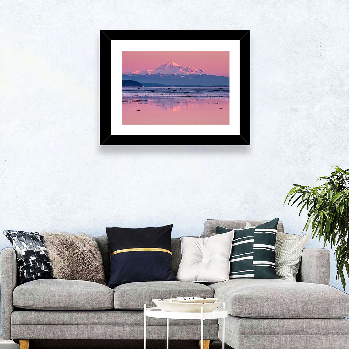 Mount Baker Sunset Wall Art