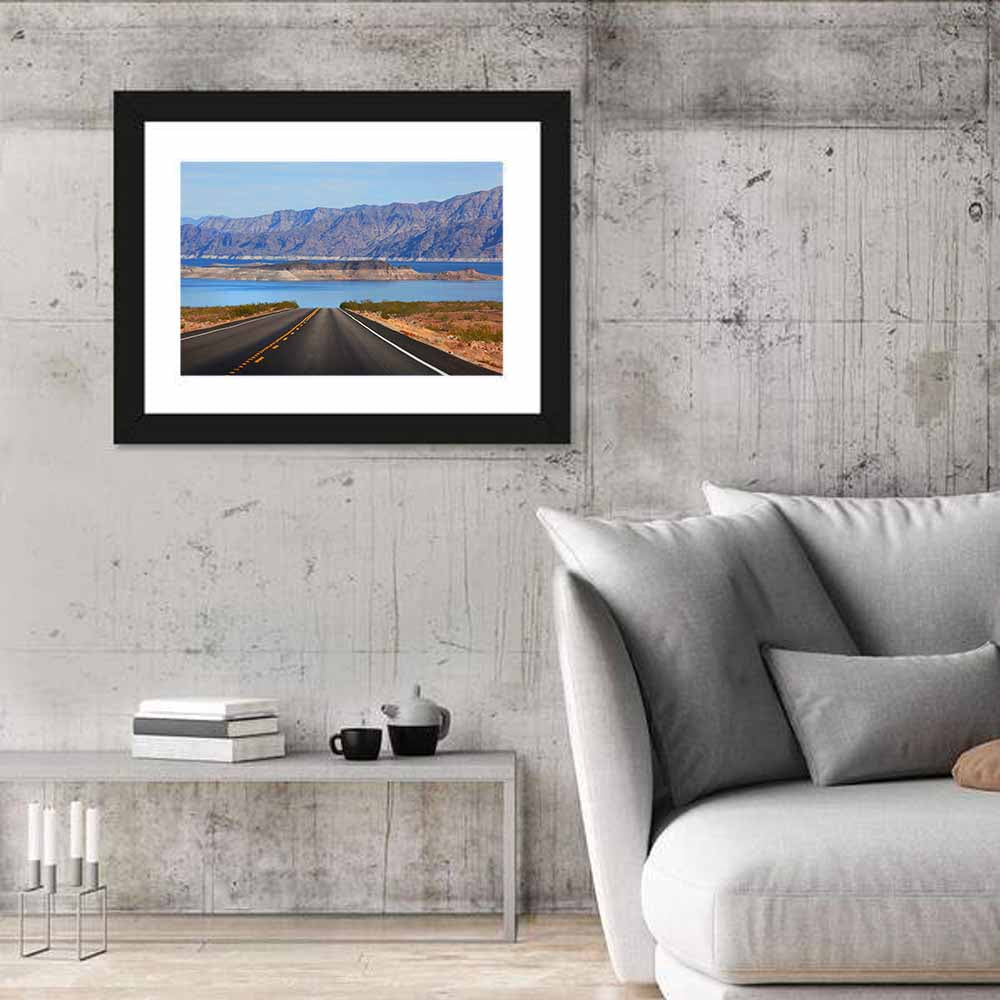 Lake Mead Road Perspective Wall Art