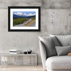 Alaska Highway Winding Road and Rv Wall Art